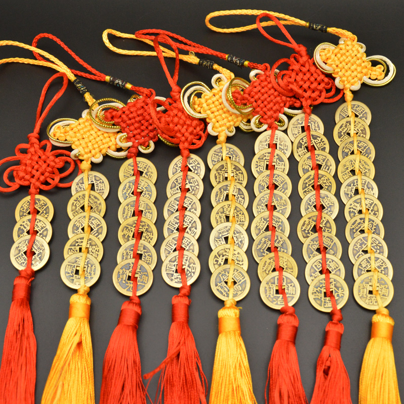 Car Accessories Bangi - คู่มือจีน Knot Fengshui Lucky Charms โบราณ