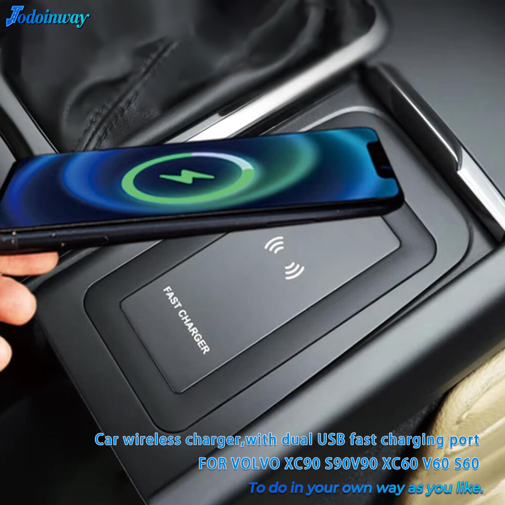 Volvo Car Accessories Xc60 - ที่ชาร์จไร้สายสำหรับคอนโซลกลางสำหรับ Volvo XC60 XC90 S90 V90CC