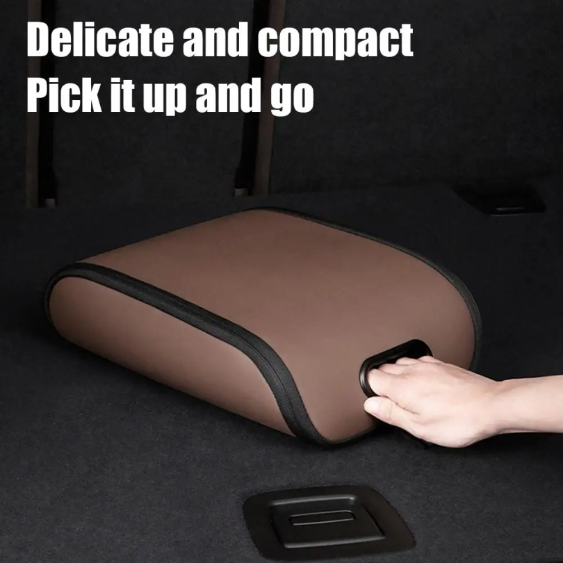 Car Trunk Organizer - กล่องเก็บรองเท้าในรถยนต์ วัสดุหนัง PVC พร้อมซิปเงียบ จุของได้เยอะ ประหยัดพื้นที่