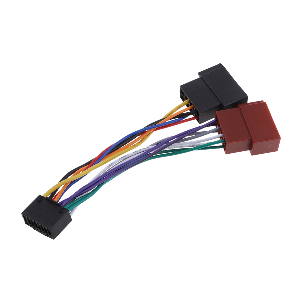 Car Accessories Jvc - สายอะแดปเตอร์เครื่องเสียงวิทยุติดรถยนต์ช่องต่อ ISO 16พินสำหรับ Kenwood/jvc มาตรฐาน ISO