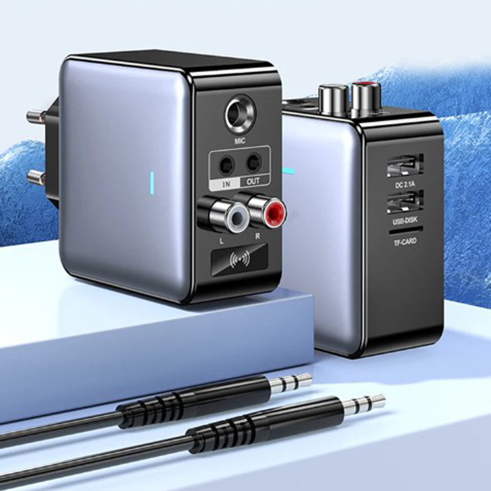 Fm Transmitter - QC 2.0 H6 EU US Plug