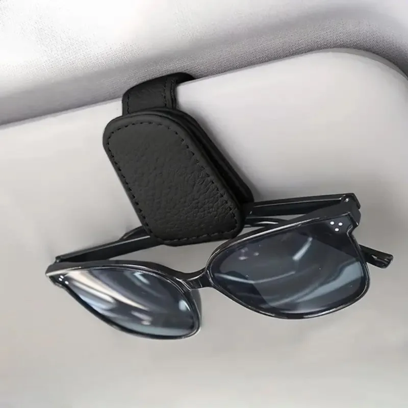 Car Accessories For Inside - ที่เก็บแว่นตาติดที่บังแดดในรถยนต์ ที่หนีบแว่นกันแดด ที่หนีบตั๋ว ที่หนีบบัตร อุปกรณ์อเนกประสงค์แบบพกพา อุปกรณ์ตกแต่งภายในรถยนต์