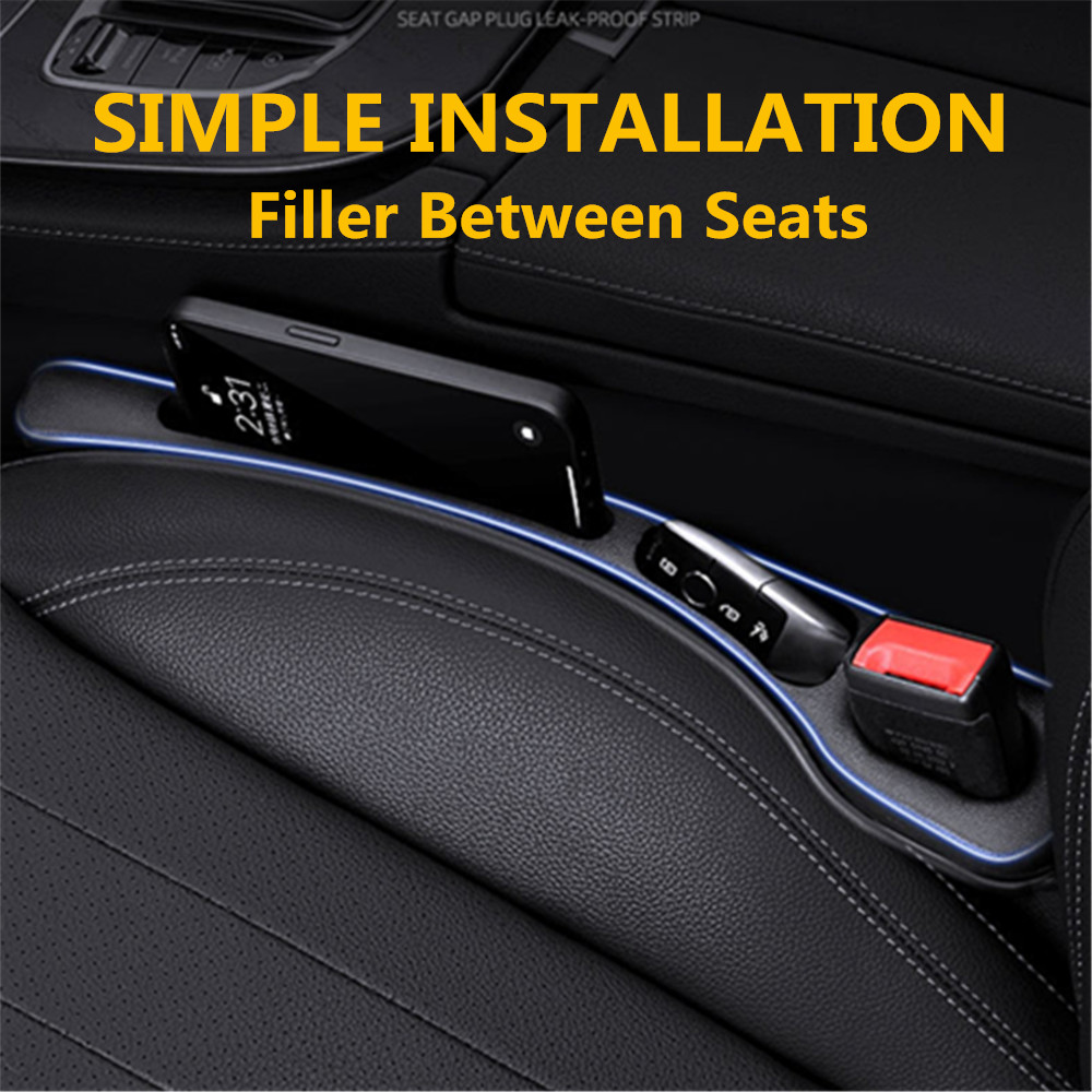 Car Accessories For Inside - 2X ที่อุดช่องว่างเบาะรถยนต์ระหว่างที่นั่ง อุปกรณ์ตกแต่งภายในสำหรับ BMW E46 E90