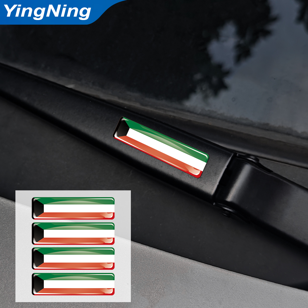 4PCS สติกเกอร์ธงคูเวตอีพ็อกซี่ - Car Accessories Kuwait บทวิจารณ์และราคา