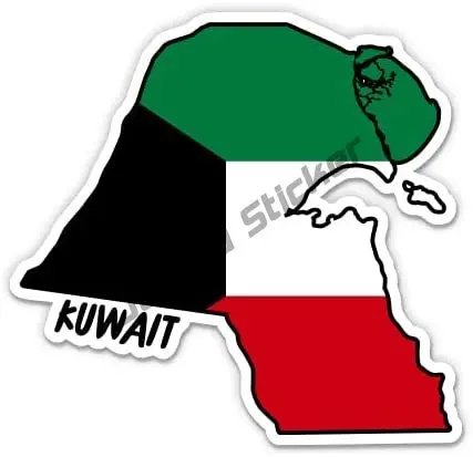 คูเวตซิตีแผนที่ธงไวนิลสติกเกอร - Car Accessories Kuwait บทวิจารณ์และราคา