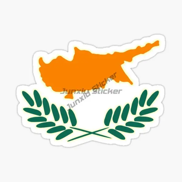 Creative Cyprus Flag แผนที่สติ - Car Accessories Cyprus บทวิจารณ์และราคา