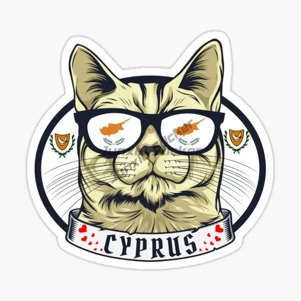 Creative Cyprus Flag แผนที่สติ - Car Accessories Cyprus บทวิจารณ์และราคา