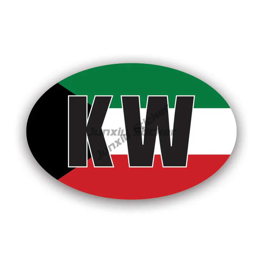 KW คูเวตซิตีธงสัญลักษณ์ Creati - Car Accessories Kuwait บทวิจารณ์และราคา