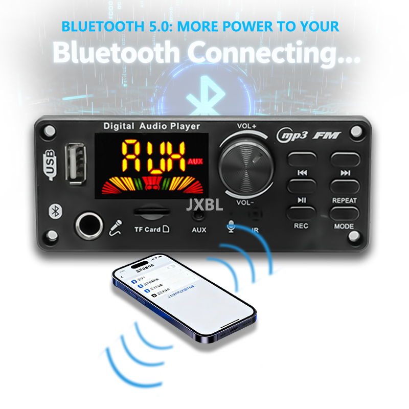 บอร์ดถอดรหัส MP3 บลูทูธ 5.0 กำ - Fm Transmitter บทวิจารณ์และราคา