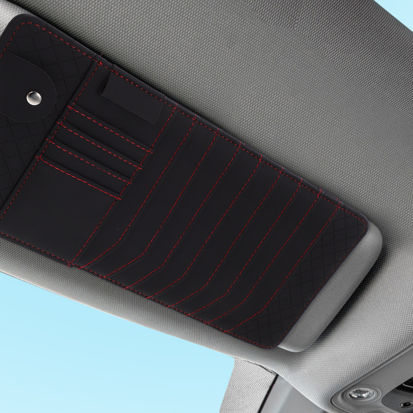 กล่องเก็บของติดที่บังแดดในรถยน - Car Trunk Organizer บทวิจารณ์และราคา