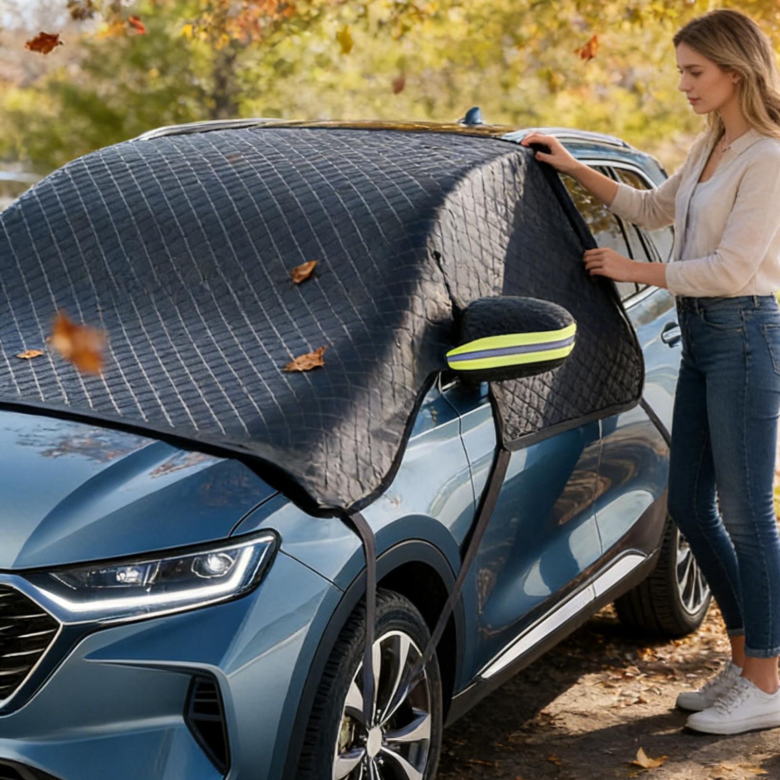 ผ้าคลุมกันน้ำแข็งและหิมะสำหรับ - Car Accessories For Winter บทวิจารณ์และราคา