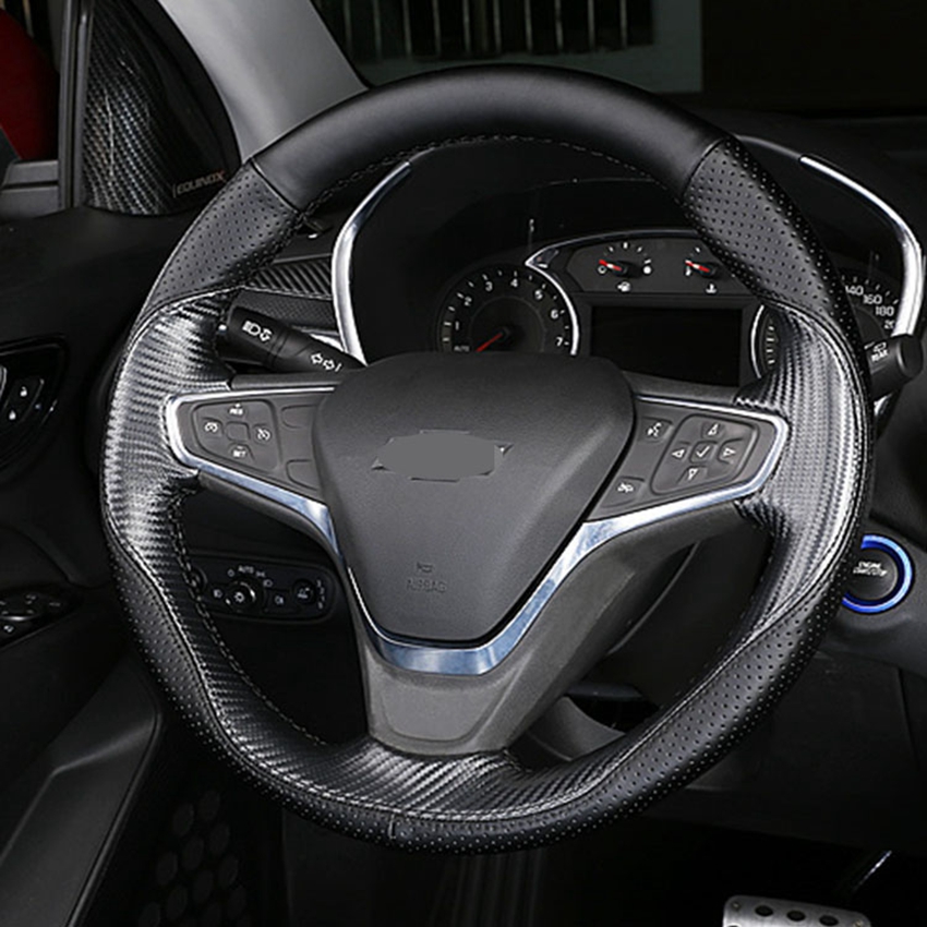 DIY หนังแท้พวงมาลัยรถยนต์สำหรั - Car Accessories Xl6 บทวิจารณ์และราคา