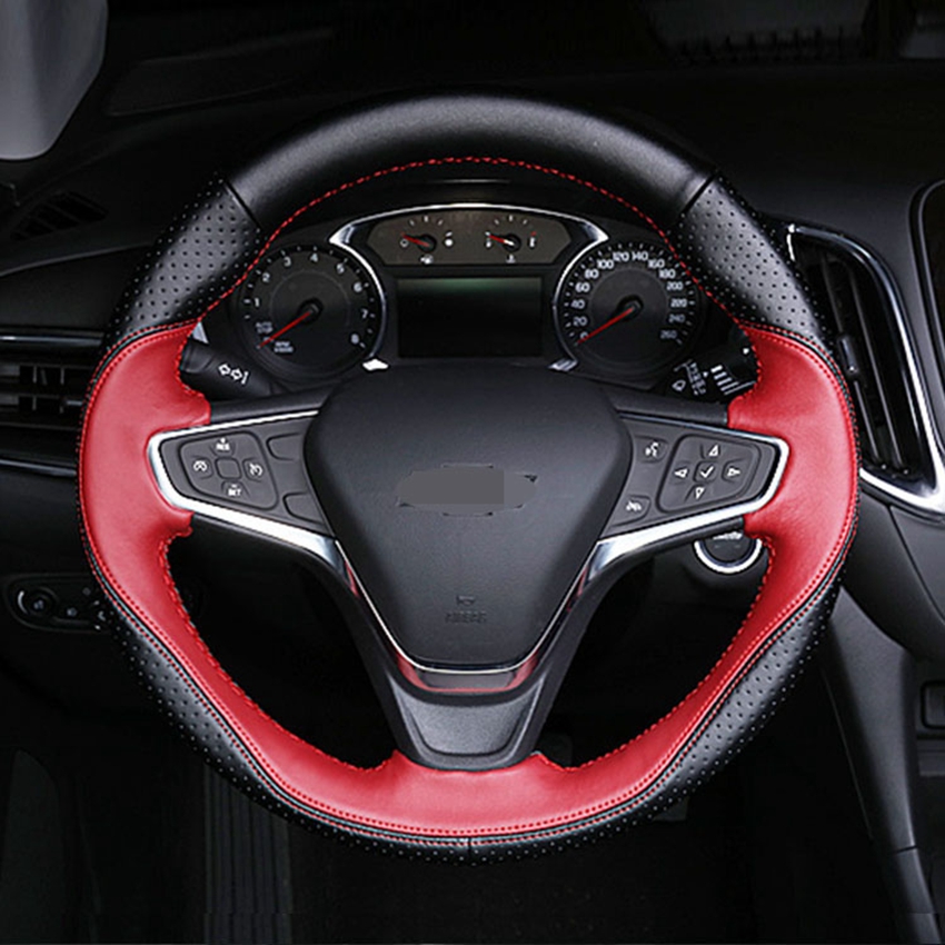 DIY หนังแท้พวงมาลัยรถยนต์สำหรั - Car Accessories Xl6 บทวิจารณ์และราคา