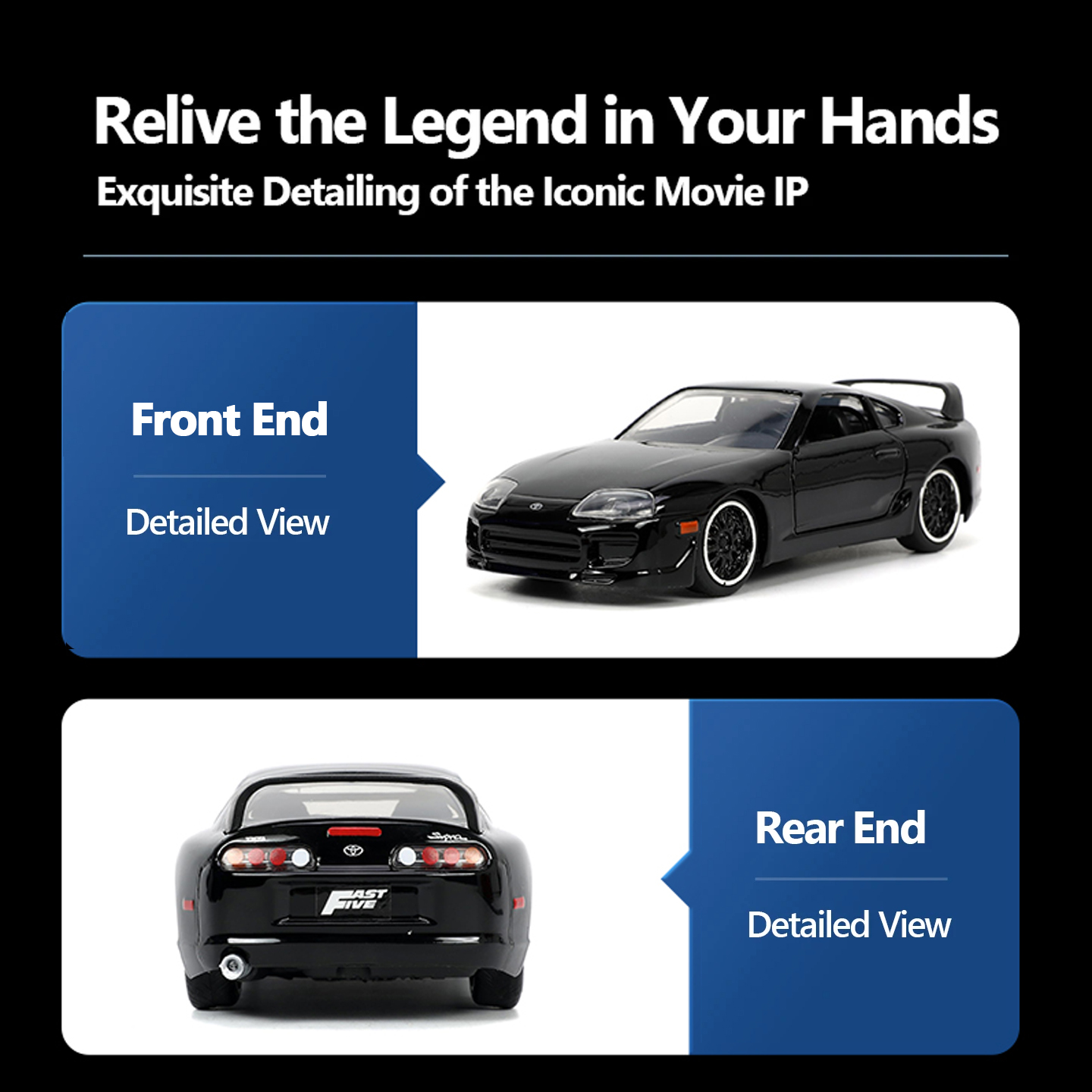 JADA 1:32 รถโมเดลไดแคสต์ Fast  - Car Accessories For Inside บทวิจารณ์และราคา