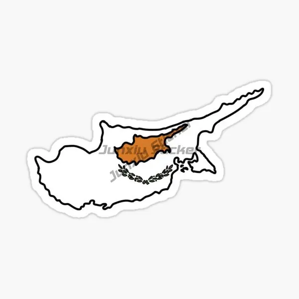 Creative Cyprus Flag แผนที่สติ - Car Accessories Cyprus บทวิจารณ์และราคา